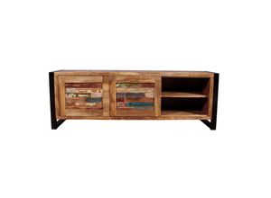 4059865164026 - Lowboard Mox Altholz Kommode Sideboard TV Fernseher Hifi Wohnzimmer Schrank