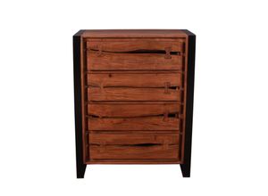 4059865164187 - Kommode NATURAL EDGE Akazie Schubladenschrank Sideboard Wohnzimmerschrank