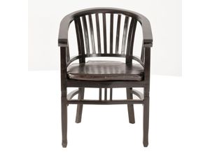4059865167034 - Armlehnstuhl SAMBA Mahagoni massiv Essstuhl Küchenstuhl Wohnzimmer Küche Stuhl