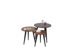 4059865170119 - Beistelltisch Ø50 cm Sofatisch Couchtisch Wohnzimmertisch Kaffeetisch Tisch rund