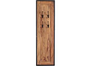 4059865170522 - Garderobenpaneel Panama Akazie Haken Wandgarderobe Flur Garderobe Wandpaneel