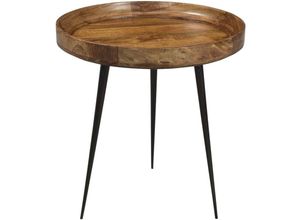 4059865170812 - Beistelltisch Mango Couchtisch Sofatisch Holz Wohnzimmer Tisch Kaffeetisch