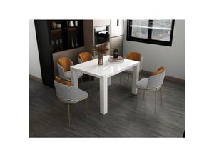 4059865179969 - Esstisch 120 180 240x80 cm weiß Esszimmertisch Küchentisch Tisch Holztisch