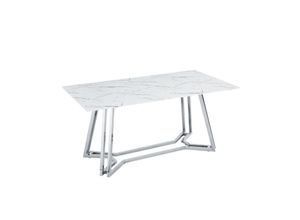 4059865180156 - Esstisch 160x90 cm Esszimmertisch Küchentisch Tisch Glastisch