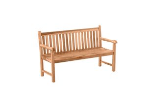 4059865181276 - Gartensitzbank 150cm Teak Sitzbank Parkbank Bank Holzbank massiv