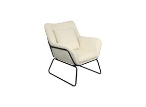 4059865183652 - Relaxsessel Samtbezug Beige Sessel Polstersessel Ohrensessel Loungesessel