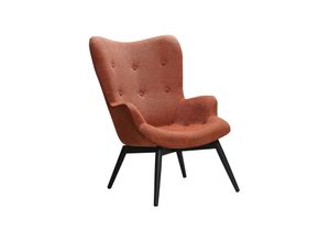 4059865184352 - Sessel Kupfer Strukturstoff Relaxsessel Polstersessel Ohrensessel Loungesessel