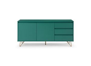 4059865184734 - Sideboard mit 2 Türen 3 Schubladen Kommode Highboard Wohnzimmerschrank Anrichte