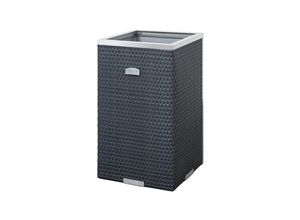 4059865189289 - Polyrattan Pflanzgefäß mit Aluminiumrahmen