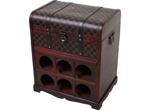 4059865303074 - Kolonial Holz Weinregal Flaschenregal Weinfass Regal f 6 Flaschen Koffer Truhe 4059865303074 - Kolonial Holz Weinregal Flaschenregal Weinfass Regal f 6 Flaschen Koffer Truhe