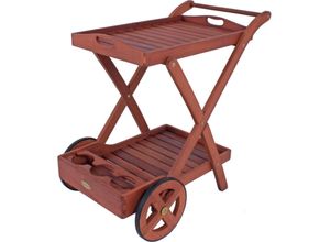 4059865306402 - Teewagen Toledo Eukalyptus Holz Servierwagen Küchenwagen