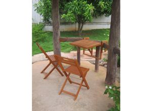 4059865306785 - Holz Balkon Hängetisch Garten Tisch Esstisch Stuhl Klappstuhl