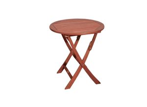 4059865306884 - Garten Tisch Stockholm Ø 70cm Holz Eukalyptus Esstisch Möbel