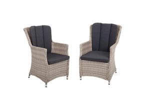 4059865396809 - Armsessel Gartensessel Relaxsessel Stuhl Garten Balkon Sessel Rattan Optik