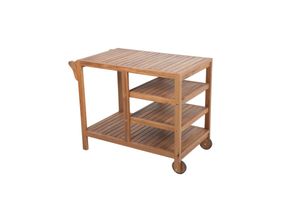 4059865397547 - Teewagen Akazie Holz Servierwagen Küchenwagen Theke Bar Tisch