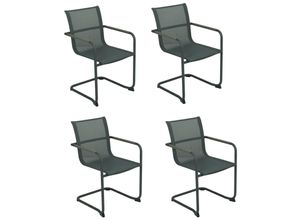 4059865397639 - 4x Freischwinger Stuhl Stühle Sessel Set Gartensessel Garten Balkon Terrasse 4059865397639 - 4x Freischwinger Stuhl Stühle Sessel Set Gartensessel Garten Balkon Terrasse
