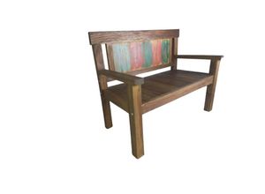 4059865542978 - Teak Bank TIMOR 2-Sitzer Holz Sitzbank Gartenbank Garten Möbel Holzbank massiv