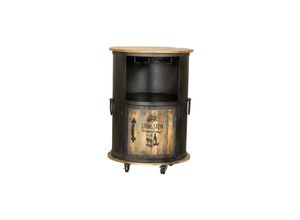 4059865631160 - INTERIA Home & Living Weinbar 85cm LUNI Bar Schrank Kommode Sideboard Holz