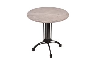 4059865631788 - Bistrotisch Set Washington Pine Ø70cm Tischgestell Alu schwarz Garten Tisch 4059865631788 - Bistrotisch Set Washington Pine Ø70cm Tischgestell Alu schwarz Garten Tisch