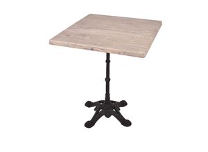 4059865631863 - Bistrotisch Set Washington Pine 70cm Tischgestell Gusseisen schwarz Garten Tisch 4059865631863 - Bistrotisch Set Washington Pine 70cm Tischgestell Gusseisen schwarz Garten Tisch