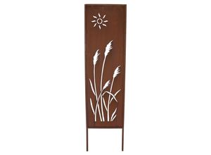 4059865673245 - Gartenschild Schilf 117x31cm Rostoptik Metall Dekoschild Garten Schild Deko 4059865673245 - Gartenschild Schilf 117x31cm Rostoptik Metall Dekoschild Garten Schild Deko