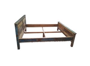 4059865686344 - Bettgestell Riverboat Altholz 180x200 Doppelbett Schlafzimmer Ehe Bett massiv