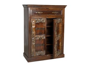 4059865687266 - Highboard Almirah Altholz Kommode Sideboard Wohnzimmer Esszimmer Schrank