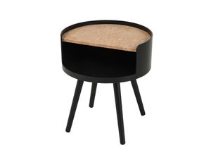 4059865695971 - Beistelltisch Cork Couchtisch Sofatisch Kaffeetisch Wohnzimmertisch schwarz 4059865695971 - Beistelltisch Cork Couchtisch Sofatisch Kaffeetisch Wohnzimmertisch schwarz