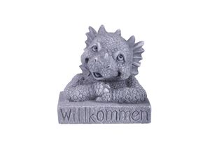 4059865697340 - Gartenfigur Drache Figur Skulptur Gartendeko Garten Terrasse Deko Staue