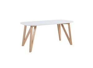 4059865704574 - Esstisch 140x90x76 cm weiß Eiche Esszimmertisch Küchentisch Tisch Holztisch 4059865704574 - Esstisch 140x90x76 cm weiß Eiche Esszimmertisch Küchentisch Tisch Holztisch