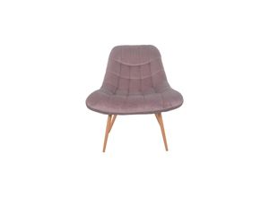 4059865708961 - Sessel XXL Samt rosa Holzoptik Relaxsessel Polstersessel Loungesessel
