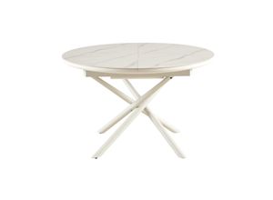 4059865711305 - Esstisch Ø120 cm Weiß Esszimmertisch Küchentisch Tisch Holztisch 4059865711305 - Esstisch Ø120 cm Weiß Esszimmertisch Küchentisch Tisch Holztisch