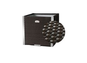 4059865742927 - Polyrattan Pflanzgefäß mit Aluminiumrahmen