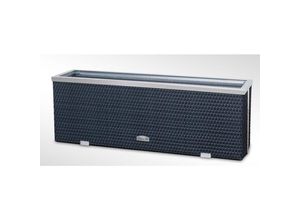 4059865743122 - Polyrattan Pflanzgefäß mit Aluminiumrahmen