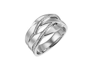 4059873762405 - Fingerring FIRETTI Schmuck Geschenk Silber 925 Silberring vergoldet glitzernd Fingerringe Gr 54 Silber 925 (Sterlingsilber) 46 mm silberfarben (silberfarben kristallweiß kristallweiß) Damen Fingerringe mit Zirkonia (synth)