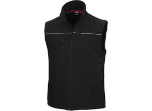 4059904036420 - Motion tex light Softshellweste schwarz 2XL 7160-2XL - Nitras