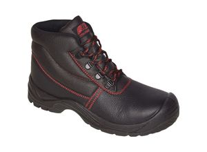 4059904038554 - Sicherheitsstiefel basic step mid Größe 42 schwarz S3 src en iso 20345 Volleder - Nitras