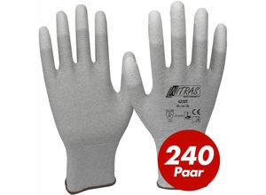 4059904093942 - Nitras - ESD-Handschuhe 6230T antistatisch Touchscreen EN388 240 Paar - div Größen