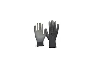 4059904095311 - Nylon-Handschuhe rico grau mit PU-Beschichtung Größe 8 - Nitras