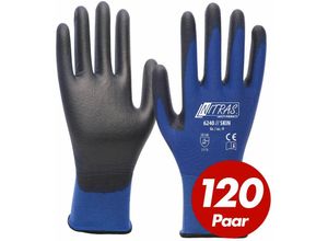 4059904095731 - Nitras - 6240 Skin Nylon-Strickhandschuhe mit PU-Beschichtung Feinmontage Touchscreen geeignet - 120 Paar