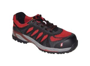 4059904098787 - Sicherheitsschuh pro step Größe 43 schwarz rot S1P src en iso 20345 en 61340-4-3 Textil - Nitras