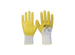 4059904130654 - As Arbeitsschutz Gmbh - Handschuhe 03405 Gr8 weiß gelb pes mNitril en 388 psa ii 12 nit