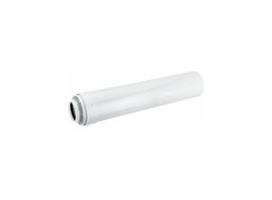 4059915063620 - AZ-Rohr 1 m (ablängbar) ø 80 125 mm Kunststoff (PPs)   Aluminiumblech weiß - 7194321 - Viessmann