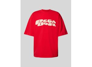 4059919383335 - Boxy Fit T-Shirt mit Label-Print