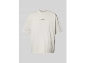 4059919501395 - Boxy Fit T-Shirt mit Label-Stitching