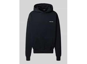 4059919501807 - Oversized Hoodie mit Logo-Stitching und Känguru-Tasche