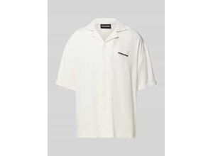 4059919510649 - Oversized Freizeithemd aus Viskose mit Label-Stitching