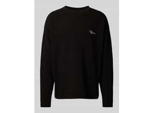 4059919513916 - Oversized Sweatshirt mit Sturkturmuster Modell SIGNAR 4059919513916 - Oversized Sweatshirt mit Sturkturmuster Modell SIGNAR