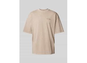 4059919522529 - Oversized T-Shirt mit Label-Stitching