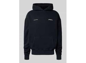 4059919581618 - Oversized Hoodie mit Logo- und Statement-Print